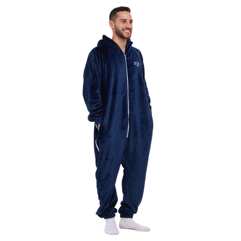 Snuggs Blanket Onesie Dark Blue